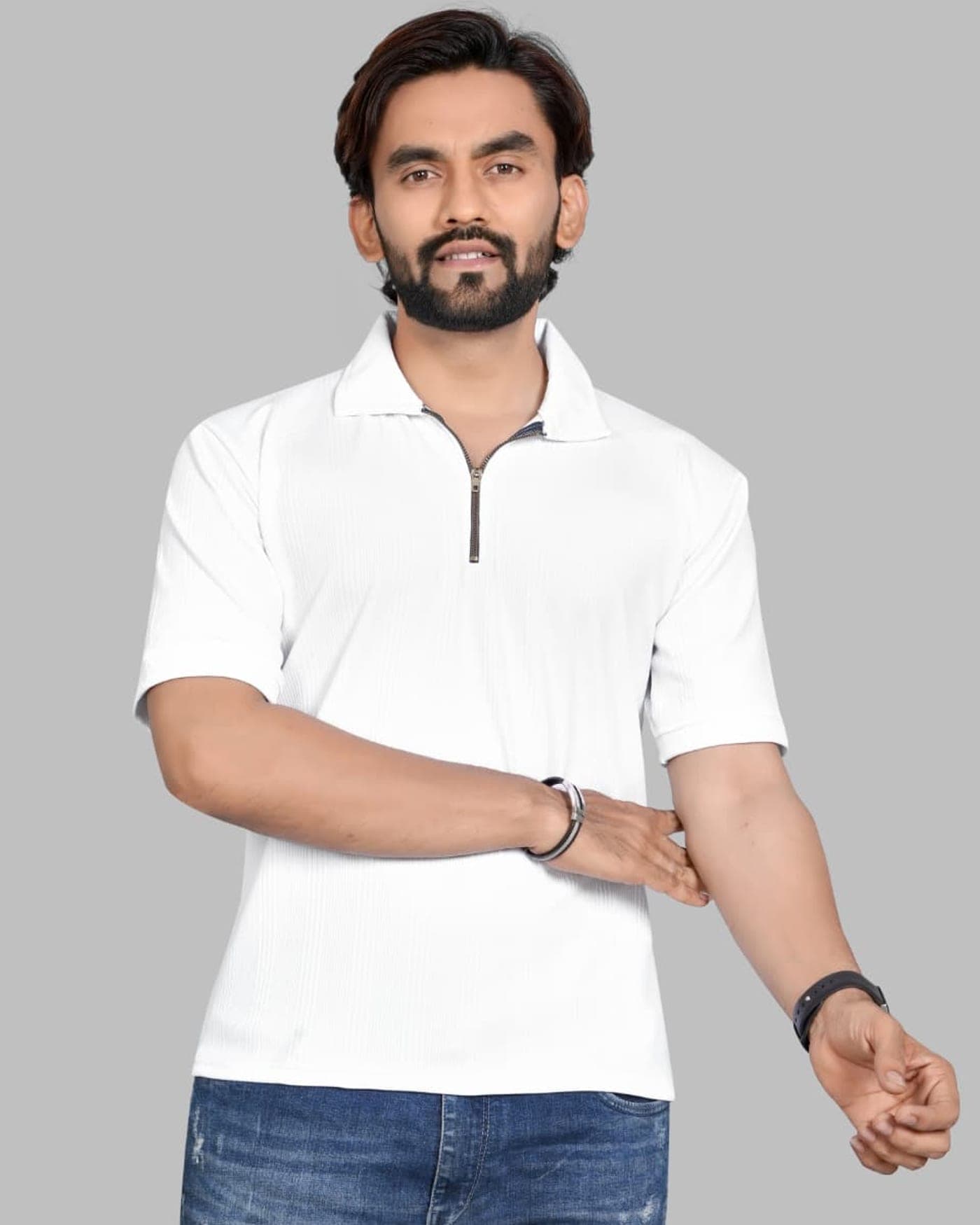 Chalk Zip Polo — photo 2 of 6