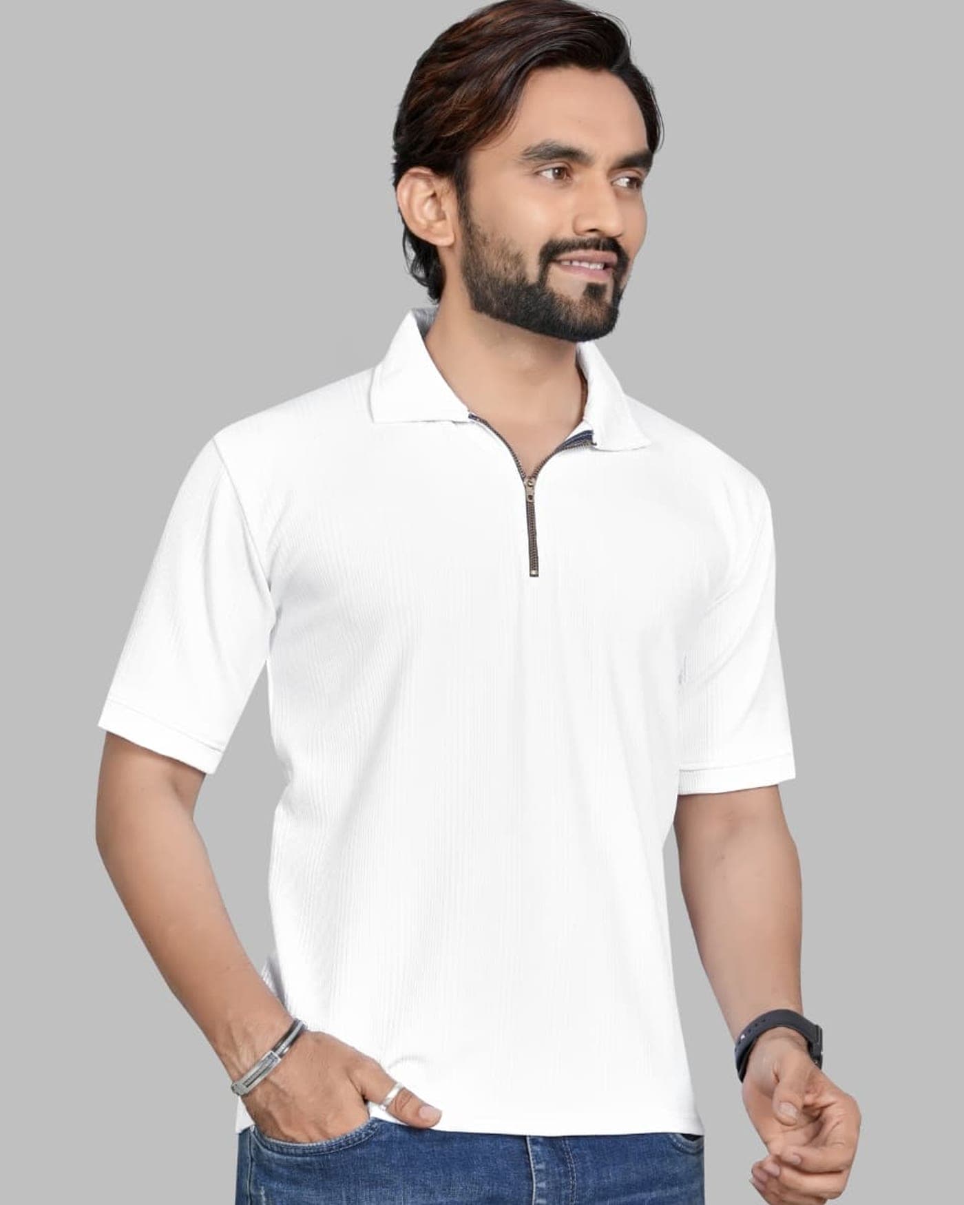 Chalk Zip Polo — photo 3 of 6