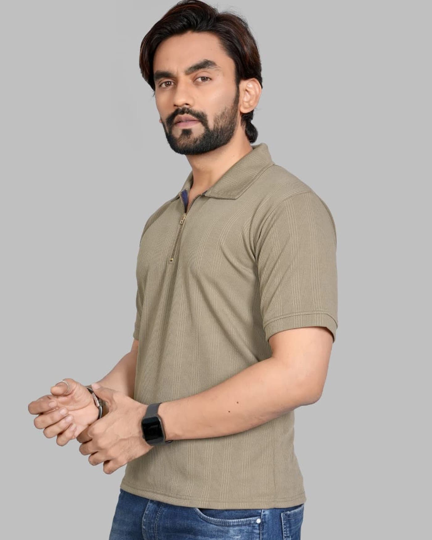 Reed Zip Polo — photo 2 of 3