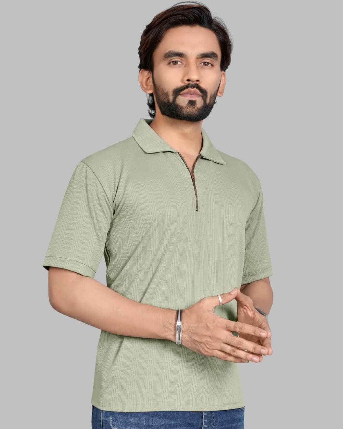 Sage Zip Polo — photo 2 of 6