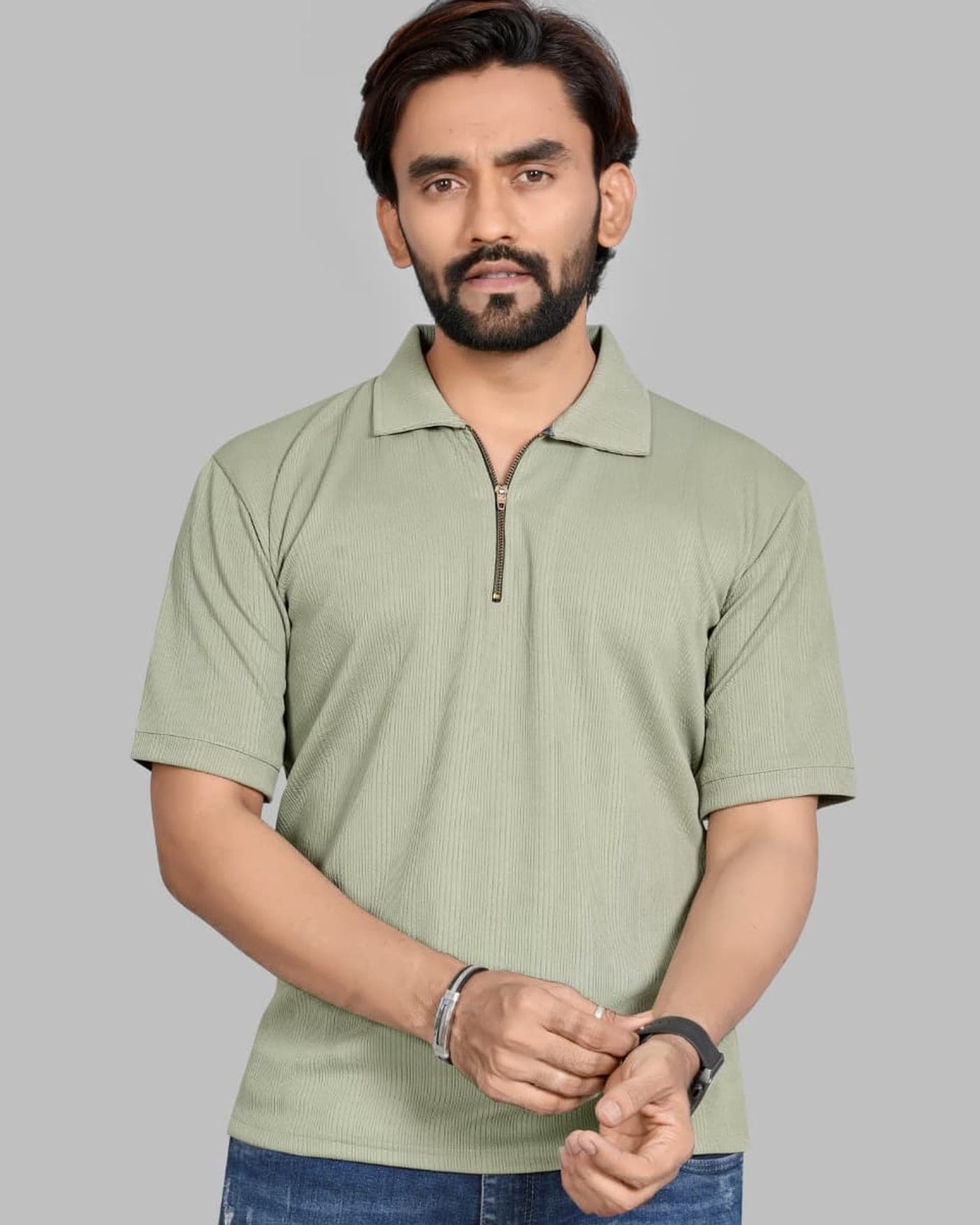 Sage Zip Polo — photo 3 of 6