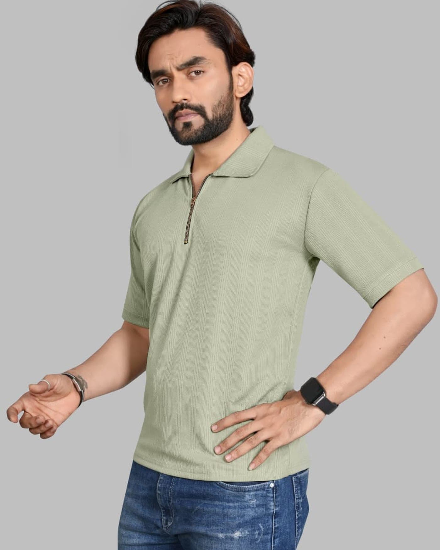 Sage Zip Polo — photo 4 of 6
