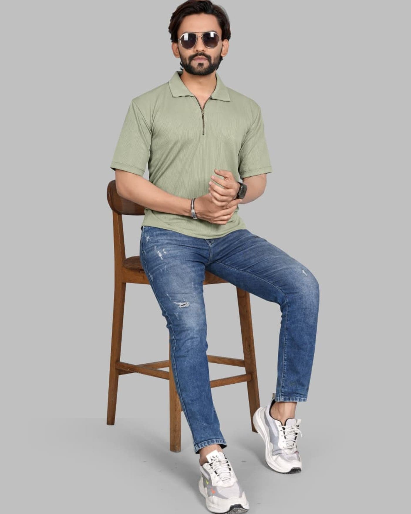 Sage Zip Polo — photo 6 of 6